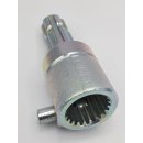 Gorilla reducer with push pin closure 1"3/4-20Z to 1"3/8-6Z 165mm