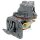 Membran-Förderpumpe | 4 Bohrungen | Lochabstand senkrecht = 25 mm | Lochabstand waagerecht = 45 mm | Flansch bis Ende Hebel = 27 mm
