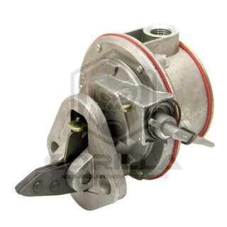 Membran-Förderpumpe | 2 Bohrungen | Lochabstand = 45 mm | Flansch bis Ende Hebel = 40 mm