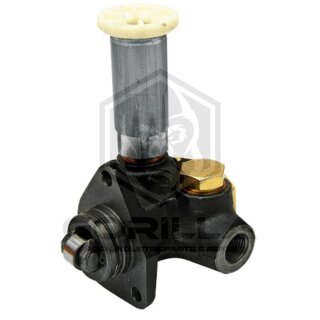 Förderpumpe | 3 Bohrungen | Lochabstand senkrecht = 50 mm | Lochabstand waagerecht = 34 mm | Flansch bis Ende Rolle = 23 mm