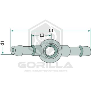 Doppel-Ringöse 6mm x 4mm bis 14 x 10mm - Ringöse, Ringnippel Doppel-Ringöse 6mm x 4mm bis 14 x 10mm - Ringöse, Ringnippel