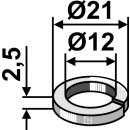 Federring Ø21x2,5xØ12