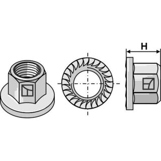 Collar nut - M10x1,5
