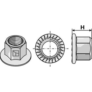 Collar nut - M12x1,75