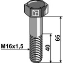 Sechskantschraube mit Feingewinde - M16x1,5X65 - 12.9