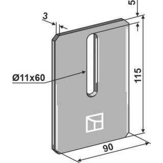 Scraper for packer rolls