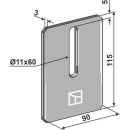 Scraper for packer rolls