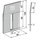 Scraper for packer rolls