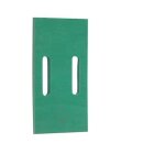 Greenflex plastic scraper for packer rolls