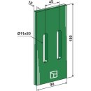 Greenflex Kunststoff-Abstreifer für Packerwalzen