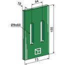 Greenflex Kunststoff-Abstreifer für Packerwalzen