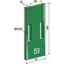 Greenflex Kunststoff-Abstreifer für Packerwalzen