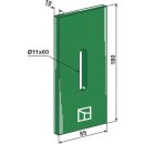 Greenflex Kunststoff-Abstreifer für Packerwalzen