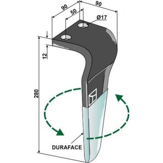 Kreiseleggenzinken (DURAFACE), links