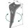 Tine for rotary harrows, right