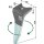 Tine for rotary harrows (DURAFACE), right