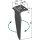 Tine for rotary harrows, right