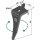Tine for rotary harrows, right