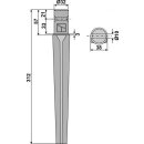 Tine for rotary harrows