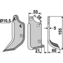 Fräsmesser, rechts