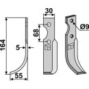 Fräsmesser, links
