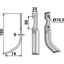 Fräsmesser, links