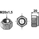 Self-locking hexagon nut - M20x1,5 - 10.9