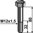 Bolt - M12x1,5 - 10.9