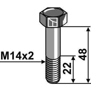 Bolt - M14x2