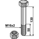 Schraube - M16 x2x 130- 10.9