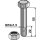 Sechskantschraube M16x1,5x85 mit Sicherungsmutter