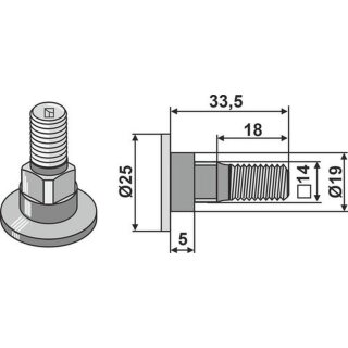Blade bolt