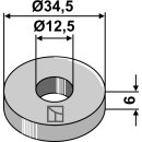 Washer Ø34,5x6xØ12,5