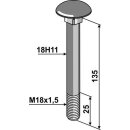 Bolt M18x1,5