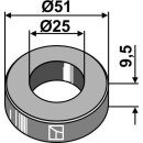 Washer Ø51x9,5xØ25