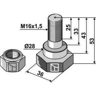 Blade bolt