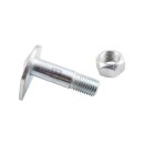 Blade bolt with self-locking nut-pressed