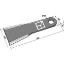 Messer 330mm