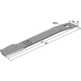 Mover-blade 780mm - left