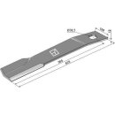 Mähermesser 635mm - links