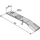 Mover-blade 355mm - right