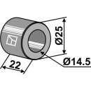 Buchse 22xØ14,5xØ25