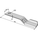 Mähermesser 650mm - links