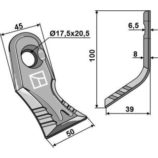 Y-Messer - Schnell-Wechsel-System