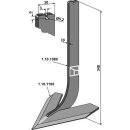 Tine with share 160mm