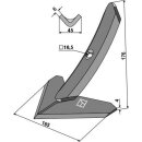 Gänsefussschar 165mm