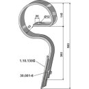 Gerader Kultureggenzinken mit Schar