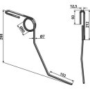 Torsion following tine - right