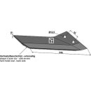 Replacement wing hard metal - right