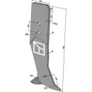 Subsoiling shank Flatliner
